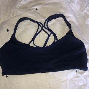 Navy blue lululemon bra